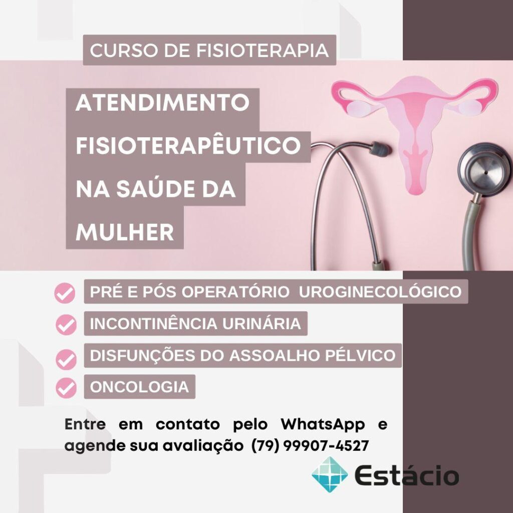 Fisioterapia pélvica Estácio Sergipe oferece atendimento gratuito O