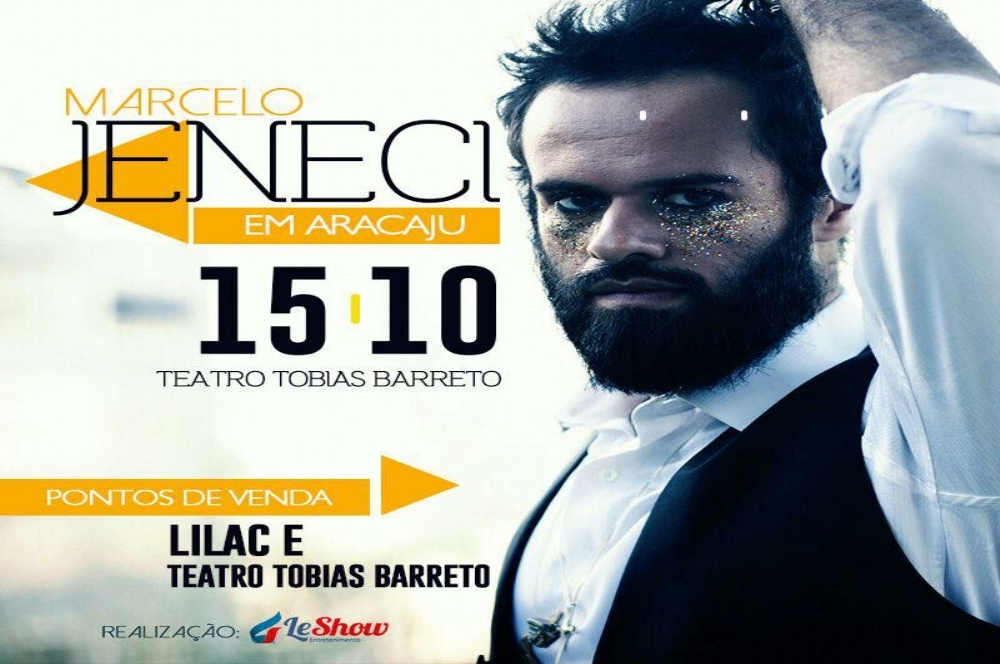 Marcelo Jeneci fará show em Aracaju O que é notícia em Sergipe