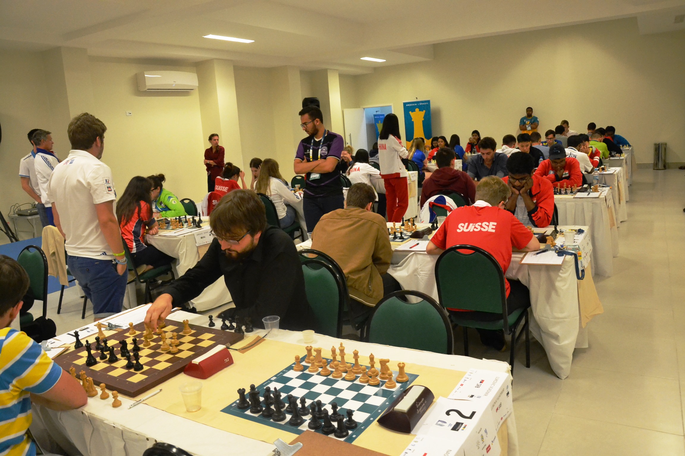 Mundial universitário de xadrez finalizará nesta terça-feira na capital  sergipana, se