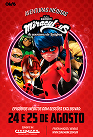 Ladybug e Cat Noir em últimas sessões de foto no shopping