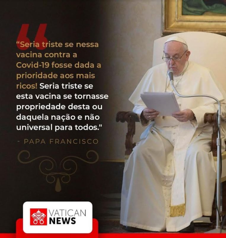 Pediu que não me esquecesse dos pobres, diz Papa Francisco após