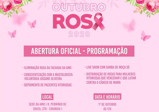 Amo Realiza Hoje Abertura Oficial Do Outubro Rosa Em Sergipe Infonet O Que E Noticia Em Sergipe