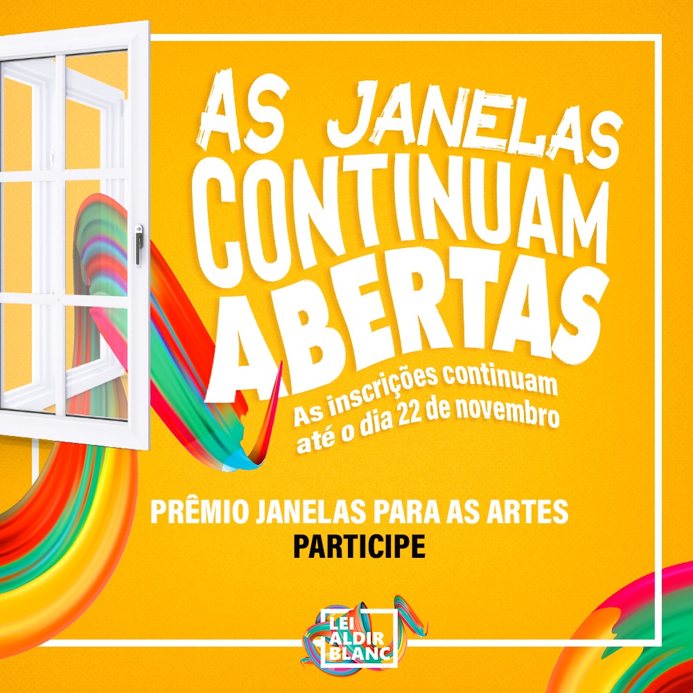 Funcaju prorroga as inscrições do 'Janela para as Artes' até o dia 22 –  Infonet – O que é notícia em Sergipe