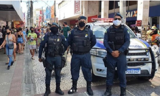 Polícia Militar reforça policiamento no Centro de Aracaju