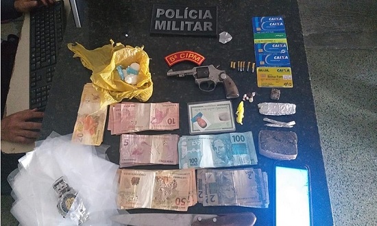 Ilha das Flores: Polícia Militar prende suspeito de tráfico de drogas