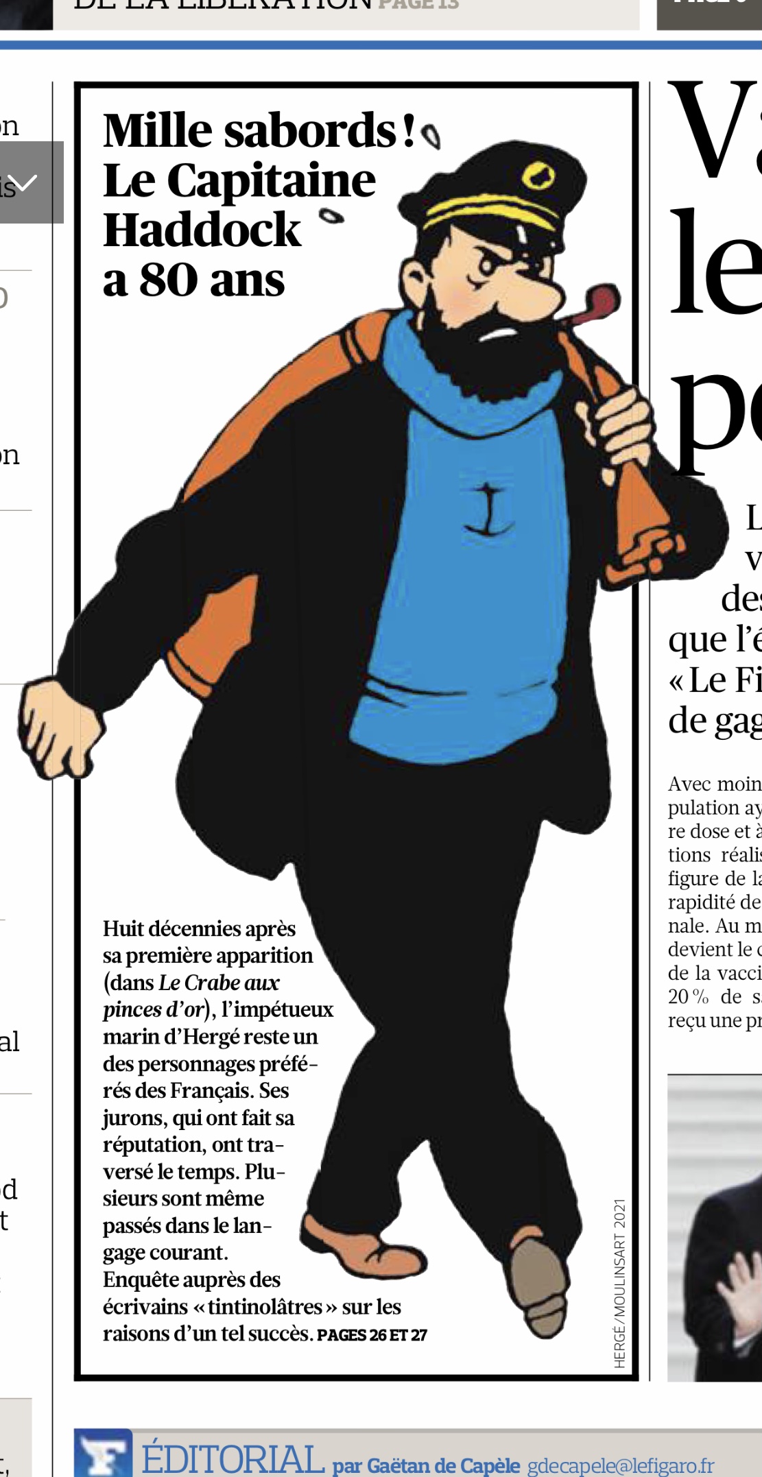 Lupin e Haddock, por que não? O que é notícia em Sergipe