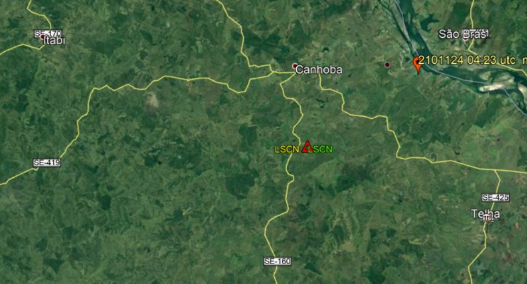 Tremor de terra de magnitude 1.8 é registrado em Canhoba