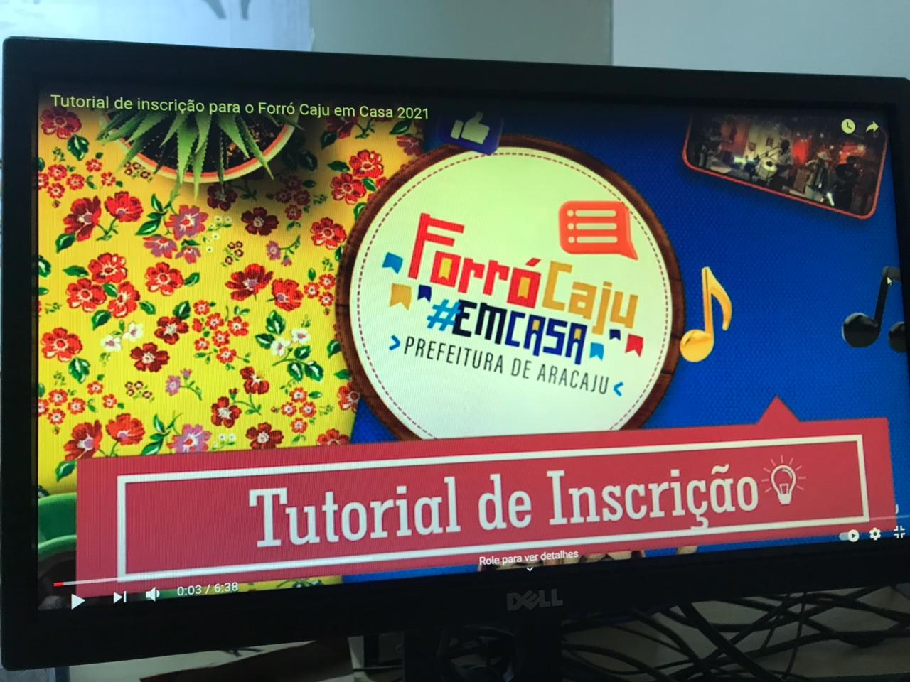 Forró Caju 2021: Funcaju lança tutorial para auxiliar artistas