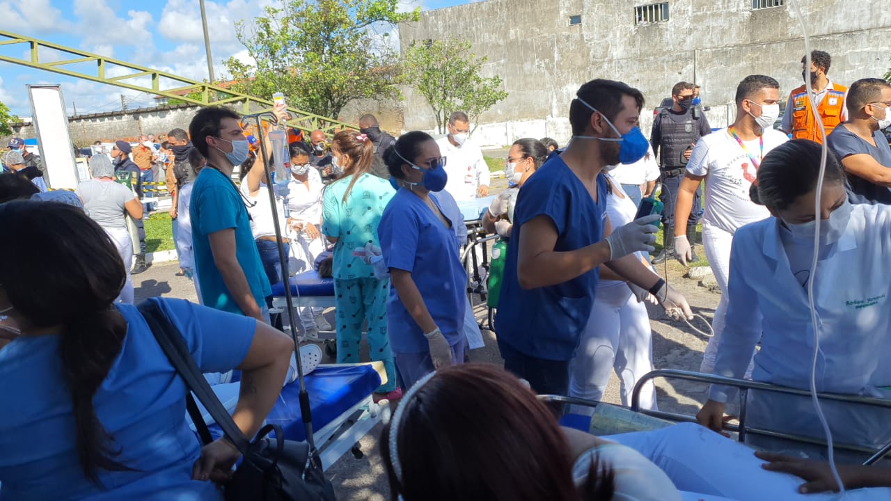 Após incêndio, 60 pacientes são transferidos para outros hospitais