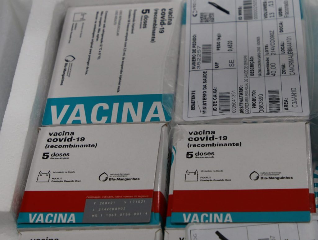 Sergipe vai receber mais de 126 mil doses de vacinas nesta semana