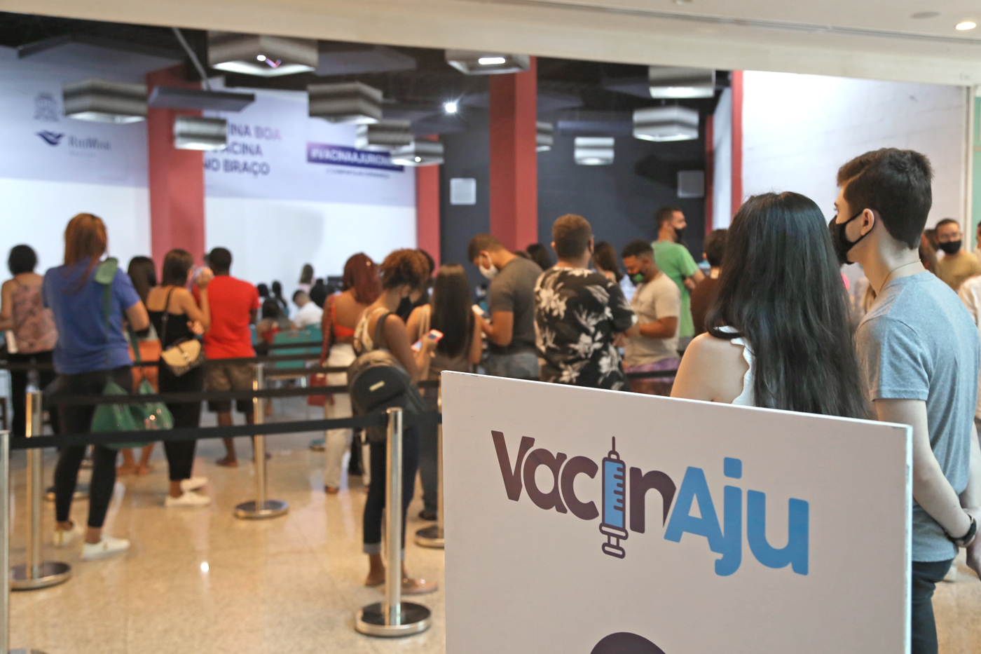 Secretaria anuncia mudança no ponto de vacinação do Shopping Riomar