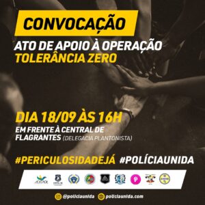 Cartaz Ato Tolerância Zero