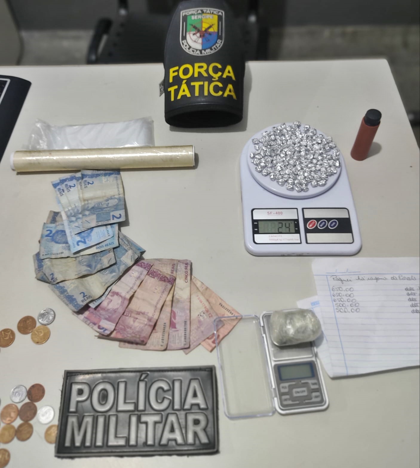 PM prende suspeito de tráfico de drogas na zona sul de Aracaju
