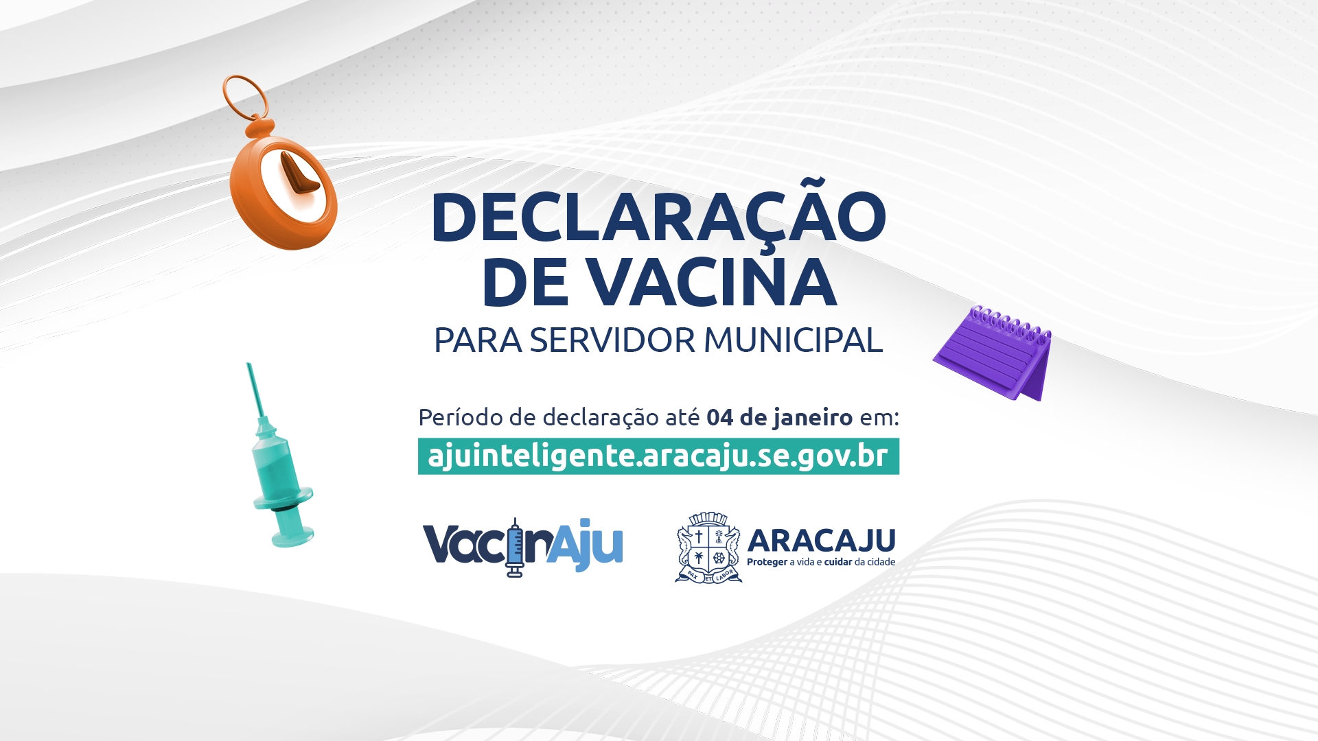 Servidores de Aracaju têm até hoje para comprovar vacinação