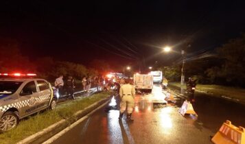 Ciclista morre após acidente com ônibus na Av. José Carlos Silva