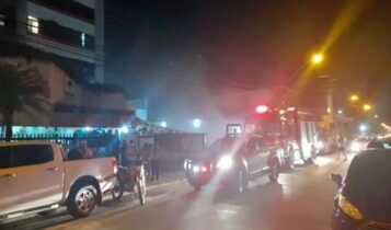 Carro pega fogo em condomínio do bairro São José em Aracaju