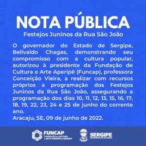 Festejos juninos da Rua São João serão retomados nesta sexta-feira,10