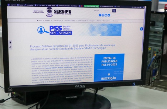 Governo de Sergipe abre Processo Seletivo Simplificado para a Saúde