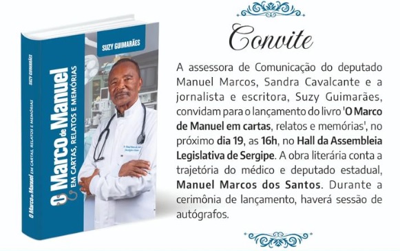 Obra literária conta a história do médico Manuel Marcos dos Santos