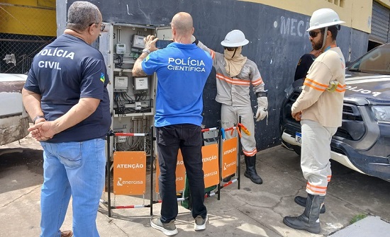 Três comerciantes são presos por furto de energia no bairro Getúlio Vargas