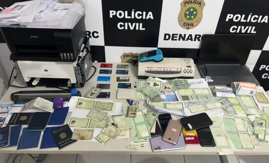 Denarc realiza prisão e apreende 150 cartões em Itabaiana por estelionato