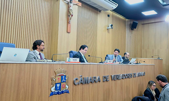 Aracaju: Câmara debate orçamento municipal de R$ 4 bilhões para 2027