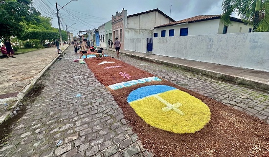 São Cristóvão celebra a tradição dos tapetes do Corpus Christi nesta quinta-feira