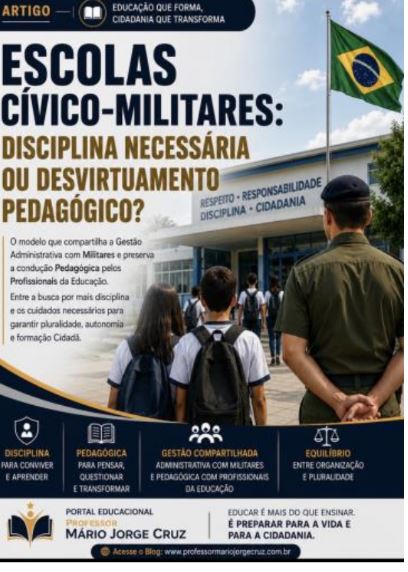 Escolas Cívico-Militares: Debate sobre Disciplina vs. Formação Pedagógica