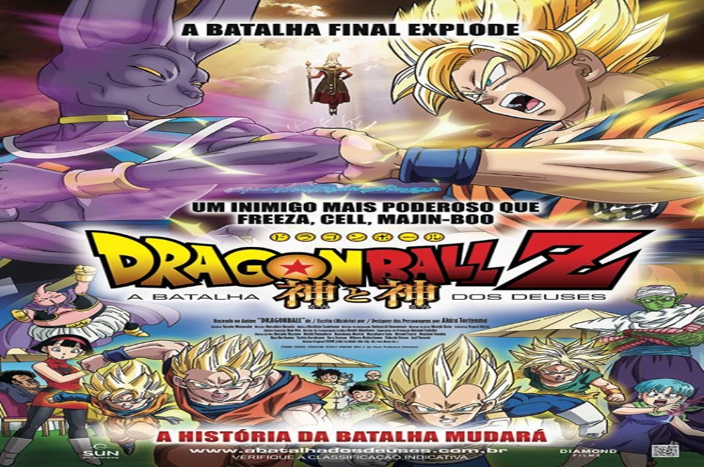  “Dragon Ball Z: A Batalha dos Deuses” continua em cartaz  nos cinemas