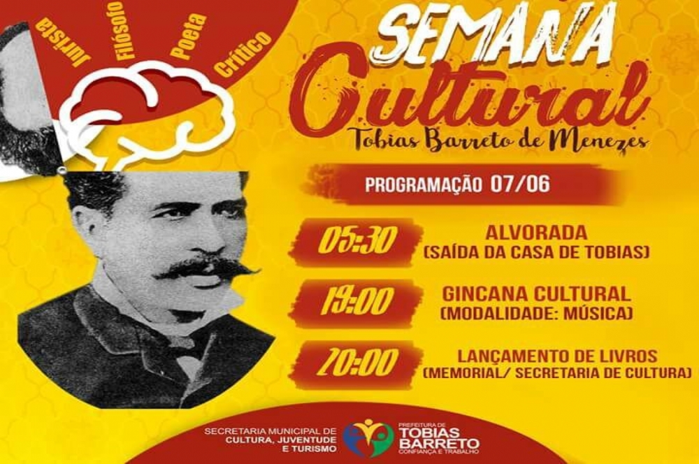 Confira a programação cultural de Tobias Barreto O que é notícia em Sergipe Confira a programação cultural de Tobias Barreto O que é notícia em Sergipe